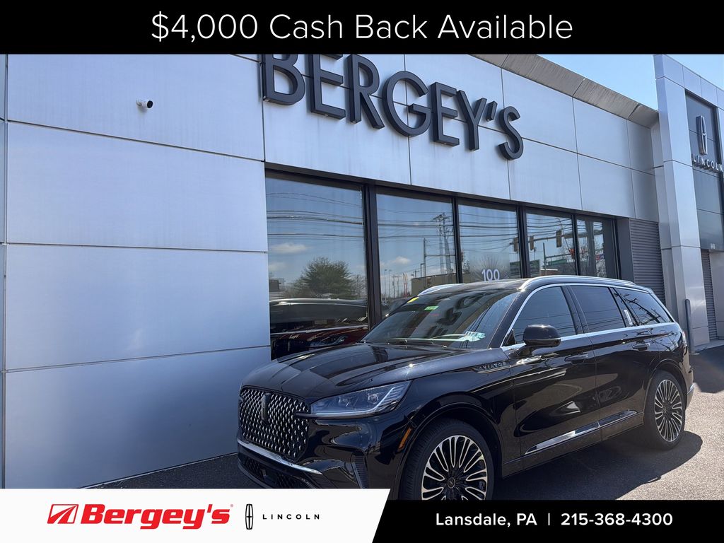 Infinite Black Metallic Clearcoat 2026 Lincoln Aviator SUV / Crossover All-Wheel Drive Automatic