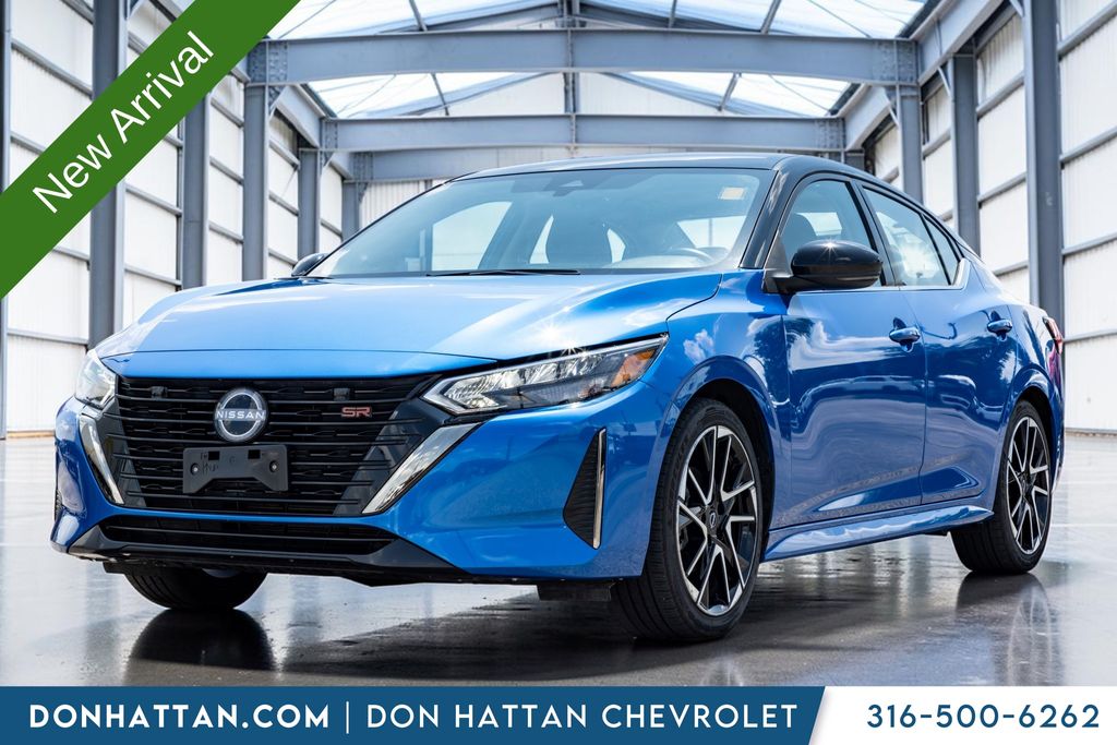 Electric Blue Metallic/Super Black 2025 Nissan Sentra Sedan Front-Wheel Drive Continuously Variable Transmission