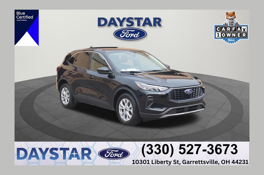 Black Metallic 2023 Ford Escape SUV / Crossover All-Wheel Drive 8-Speed Automatic
