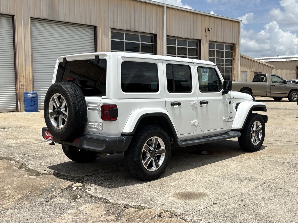2018 Jeep Wrangler Unlimited Sahara White at Emmons Autoplex