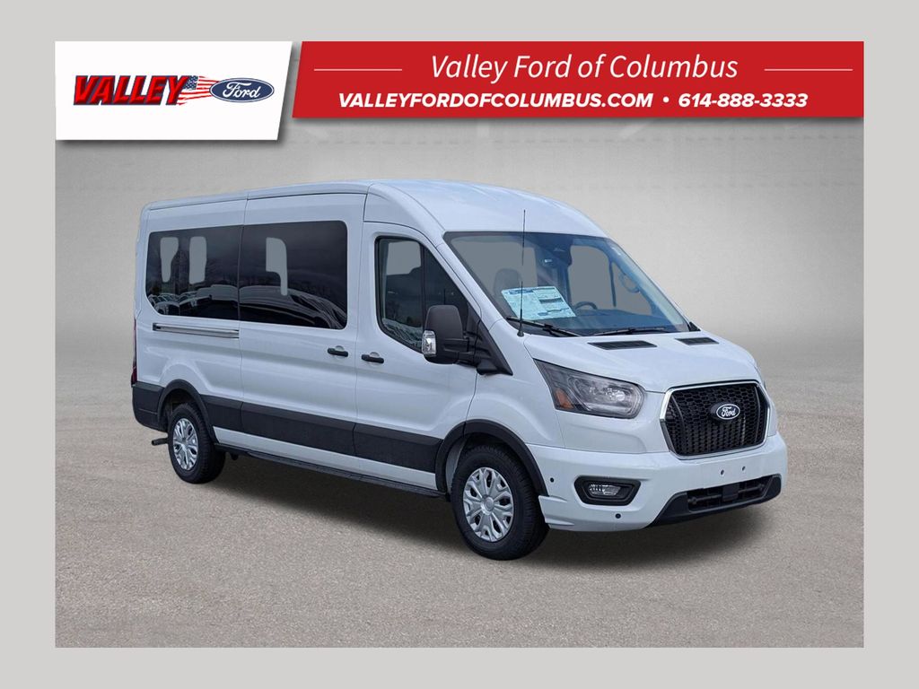 Oxford White 2026 Ford Transit Passenger Van Rear-Wheel Drive