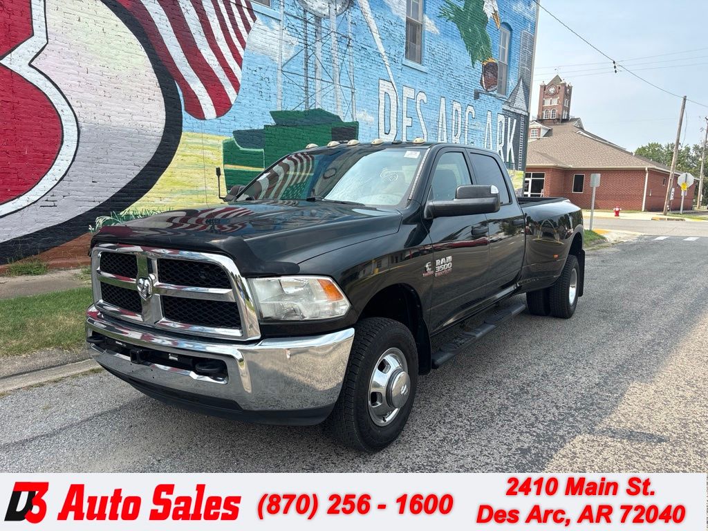 Black Forest Green Pearlcoat 2015 RAM 3500 Pickup Truck Four-Wheel Drive 6-Speed Automatic
