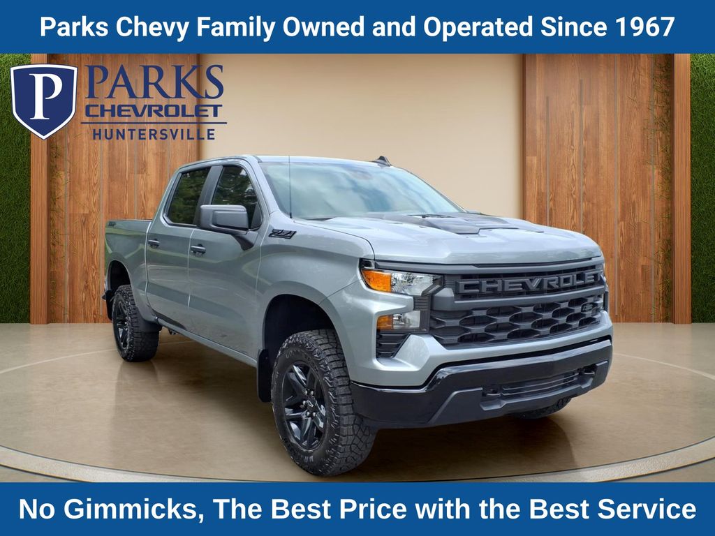 Sterling Gray Metallic 2026 Chevrolet Silverado 1500 Pickup Truck Four-Wheel Drive Automatic