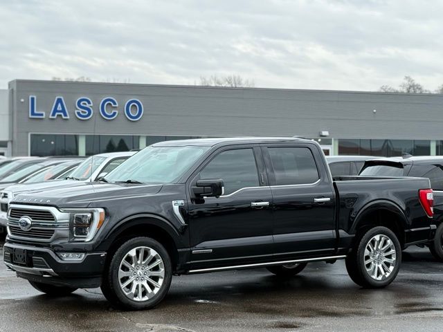 Black Metallic 2021 Ford F-150 Limited SuperCrew 4WD Pickup Truck Four-Wheel Drive Automatic