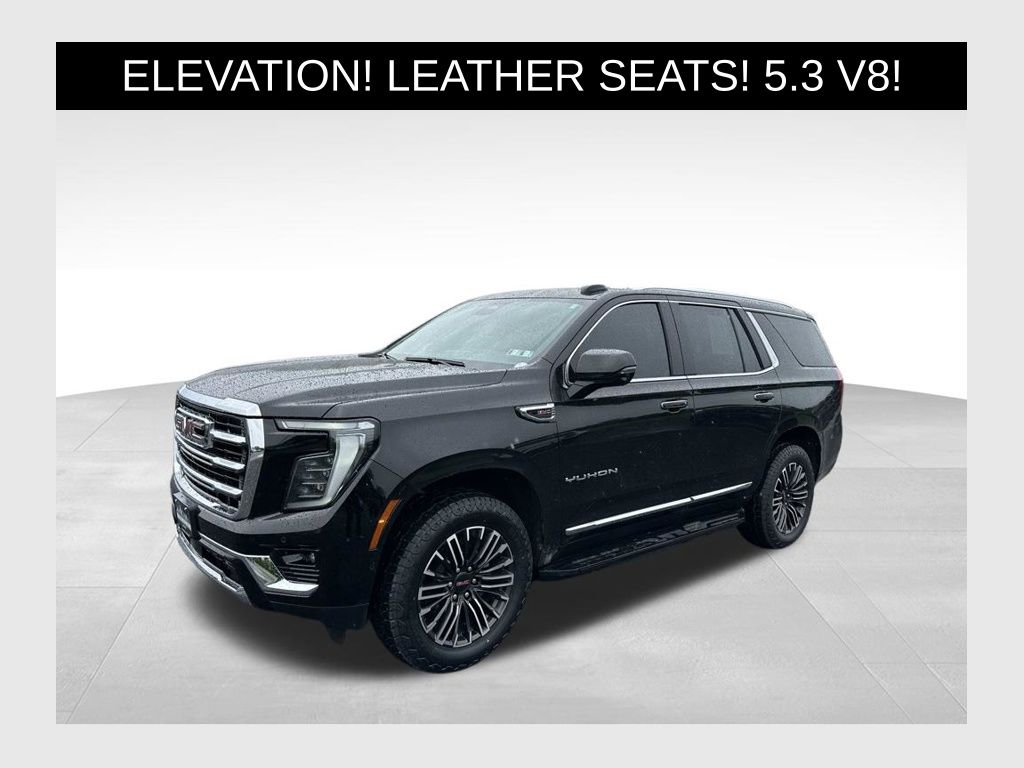 Onyx Black 2025 GMC Yukon Elevation 4WD SUV / Crossover Four-Wheel Drive