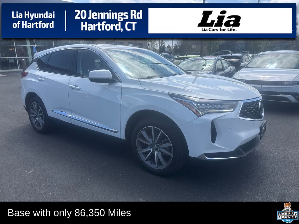 White 2022 Acura RDX SH-AWD with Technology Package SUV / Crossover All-Wheel Drive Automatic