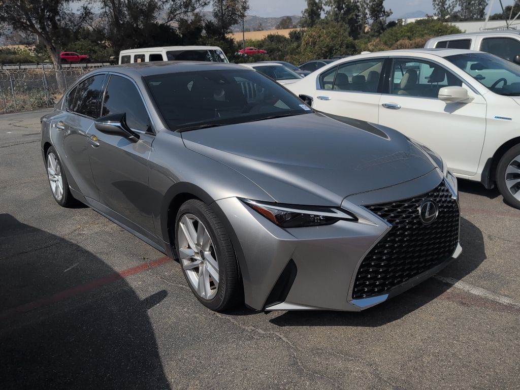 Atomic Silver 2023 Lexus IS Sedan Rear-Wheel Drive 8-Speed Automatic
