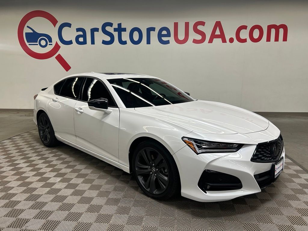 White 2023 Acura TLX Sedan All-Wheel Drive Automatic