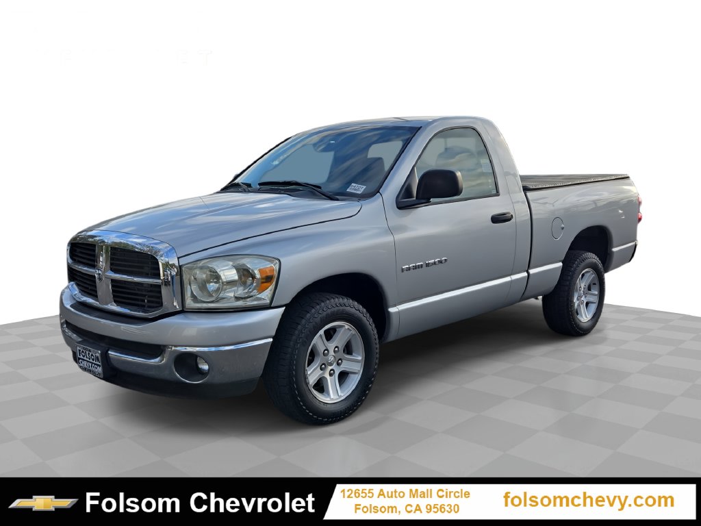Bright Silver Metallic 2007 Dodge RAM 1500 Pickup Truck Rear-Wheel Drive 5-Speed Automatic