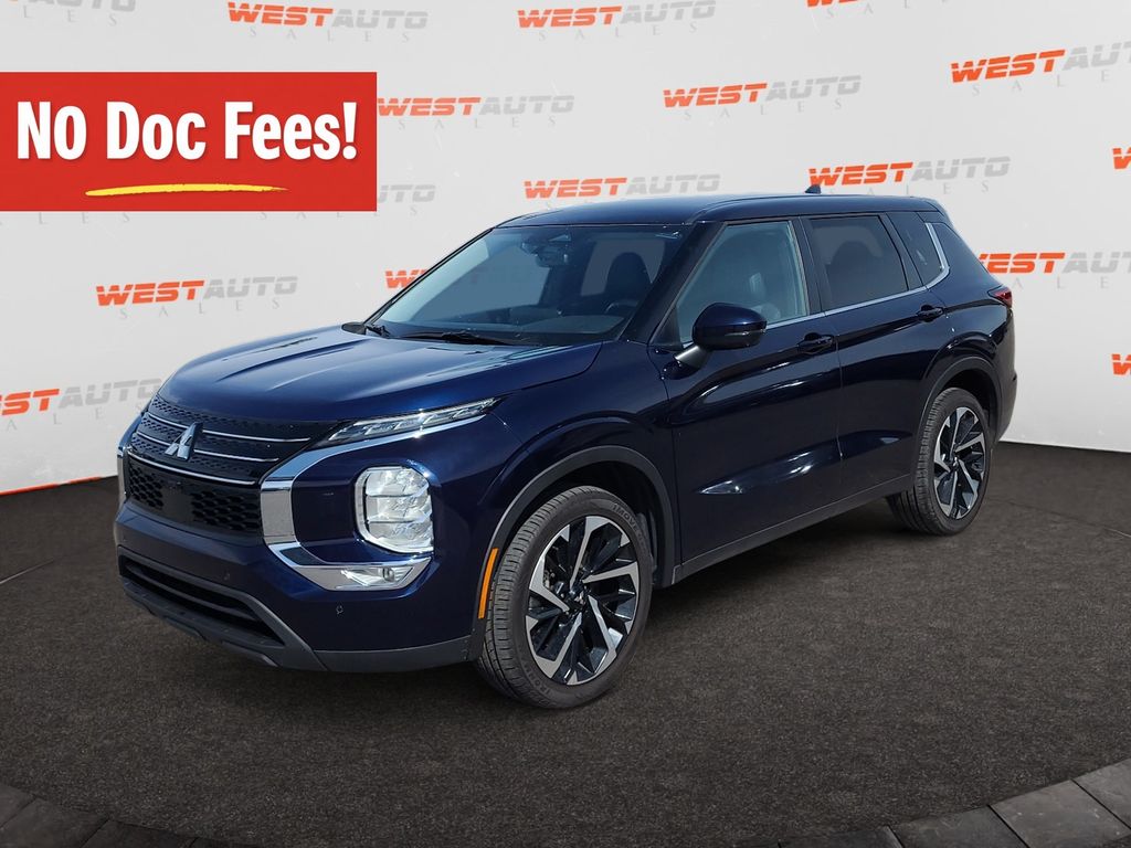 Blue 2024 Mitsubishi Outlander SUV / Crossover All-Wheel Drive Continuously Variable Transmission