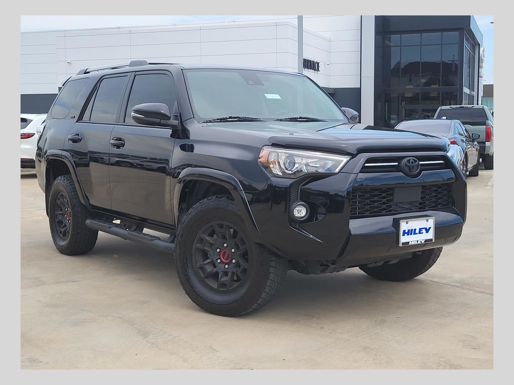 Midnight Black Metallic 2024 Toyota 4Runner SUV / Crossover Four-Wheel Drive 5-Speed Automatic