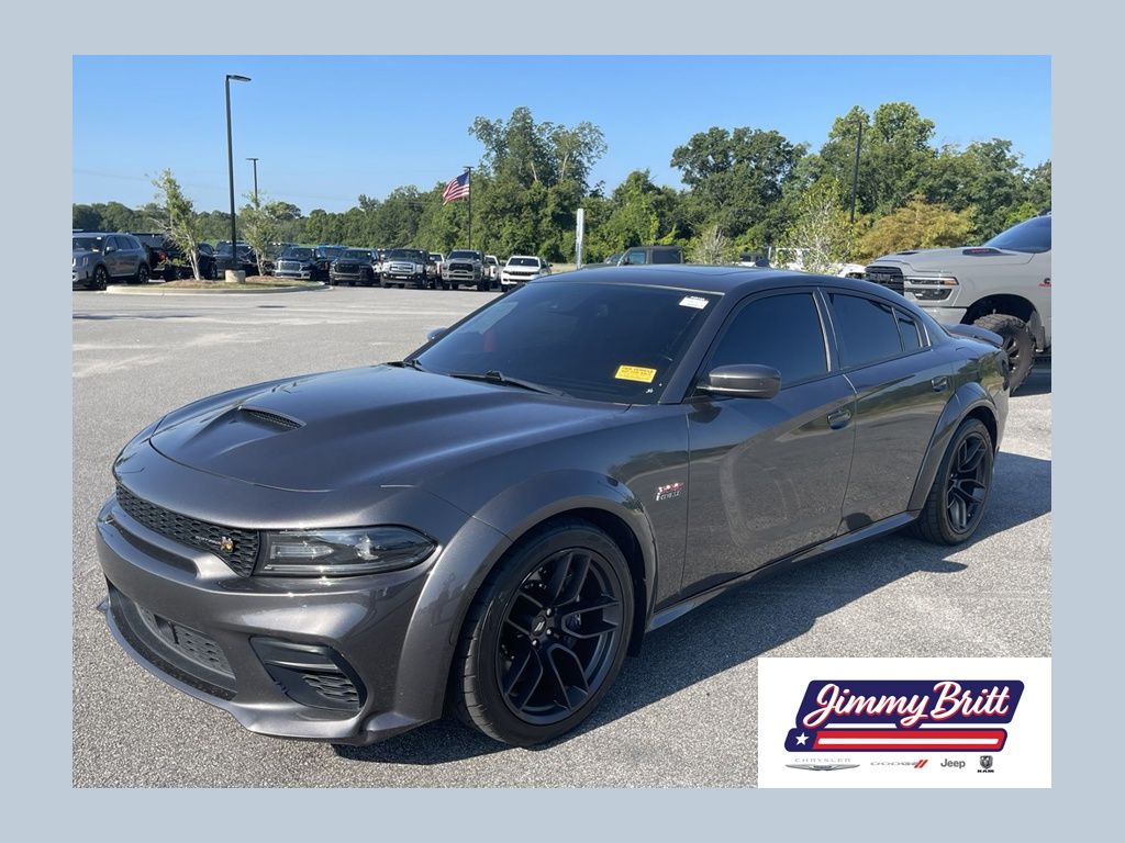 Gray (Granite Pearlcoat) 2021 Dodge Charger Sedan Rear-Wheel Drive 8-Speed Automatic