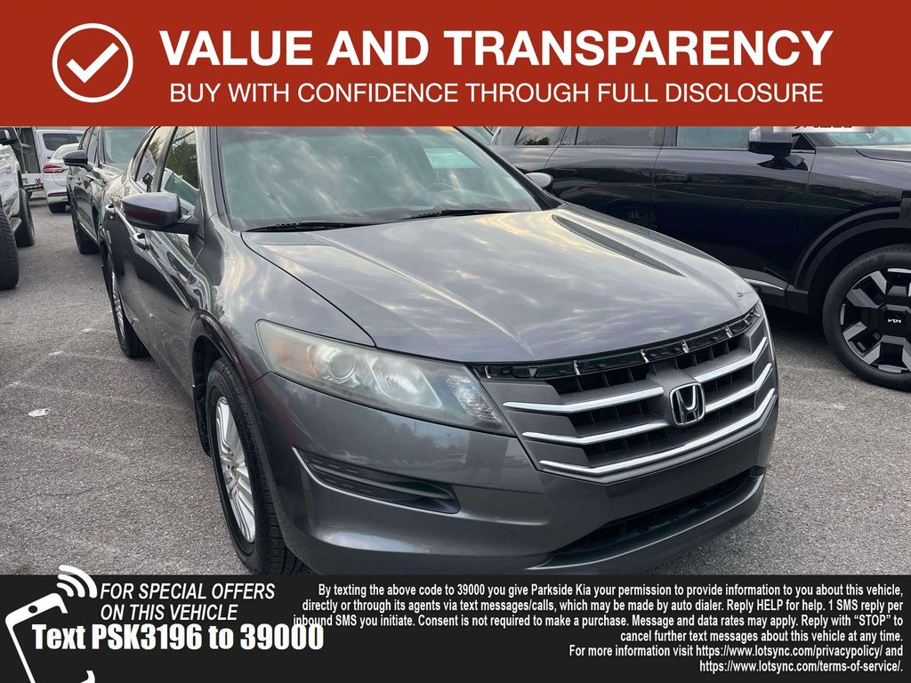 Gray 2012 Honda Crosstour EX-L SUV / Crossover Front-Wheel Drive 5-Speed Automatic