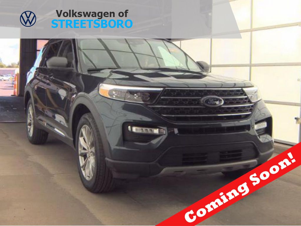 Blue Metallic 2024 Ford Explorer SUV / Crossover All-Wheel Drive Automatic