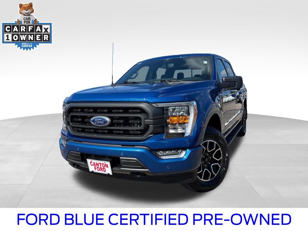 Atlas Blue Metallic 2023 Ford F-150 Pickup Truck Four-Wheel Drive Automatic