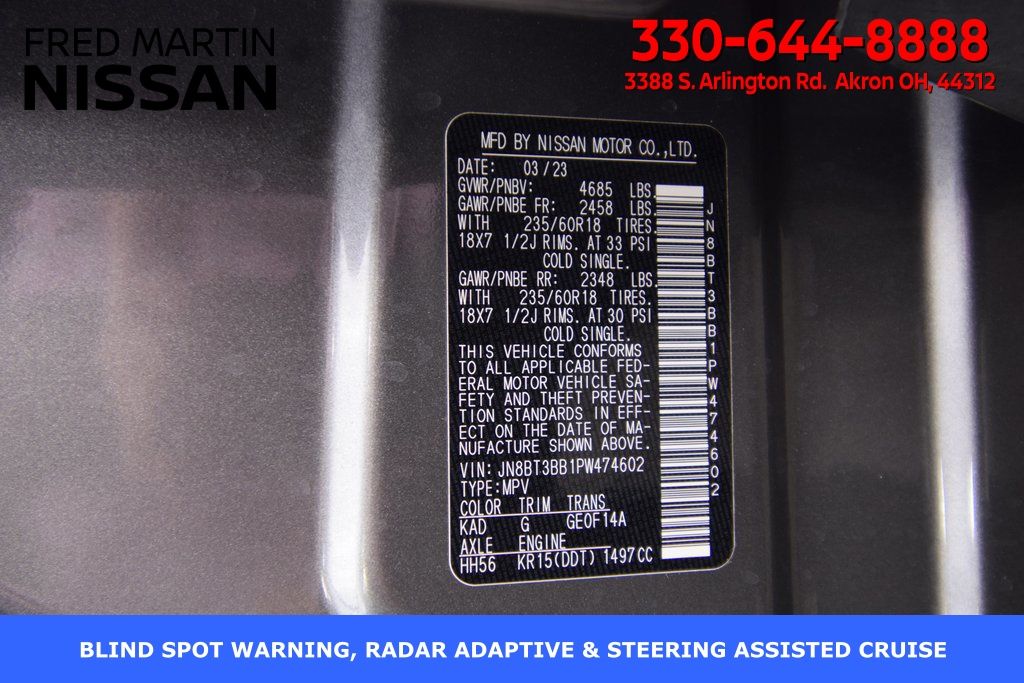 used 2023 Nissan Rogue car, priced at $20,988