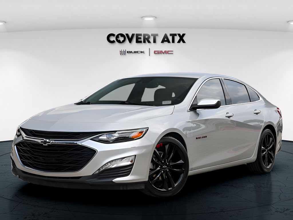 Silver Ice Metallic 2020 Chevrolet Malibu Sedan Front-Wheel Drive Continuously Variable Transmission