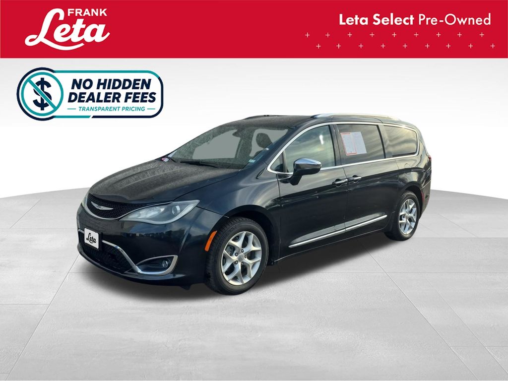 Brilliant Black Crystal Pearlcoat 2020 Chrysler Pacifica Limited FWD Minivan Front-Wheel Drive 9-Speed Automatic