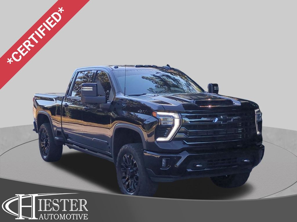 Black 2024 Chevrolet Silverado 2500HD Pickup Truck Four-Wheel Drive Automatic