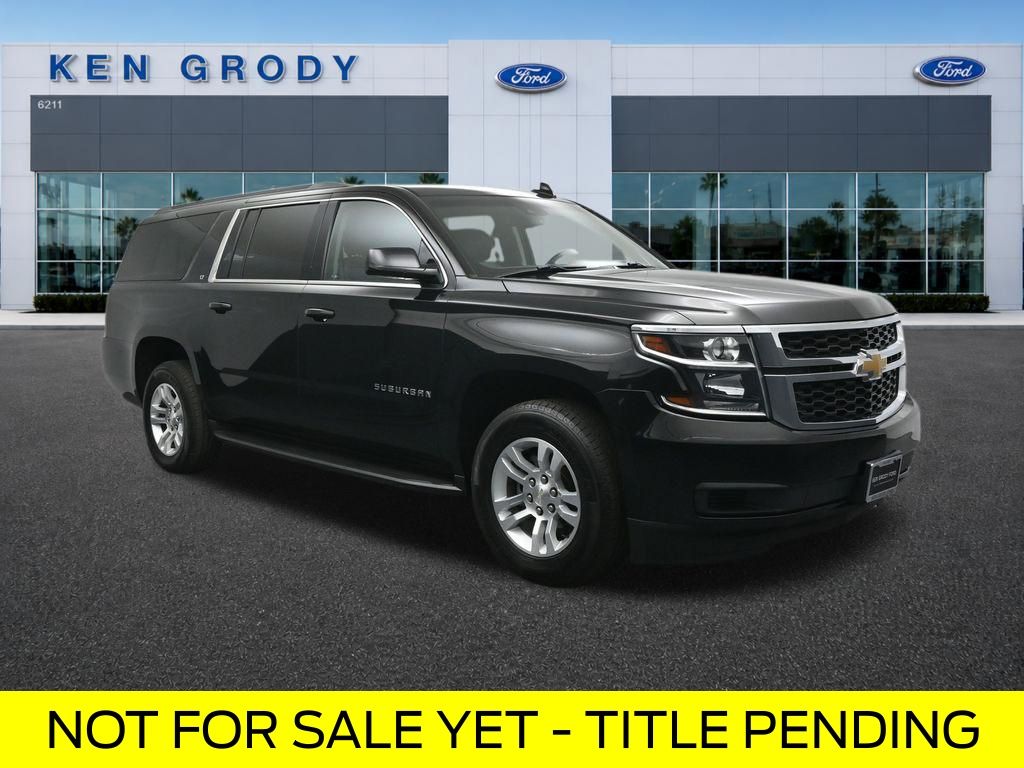 Black 2018 Chevrolet Suburban 1500 LT RWD SUV / Crossover 4X2 6-Speed Automatic Overdrive
