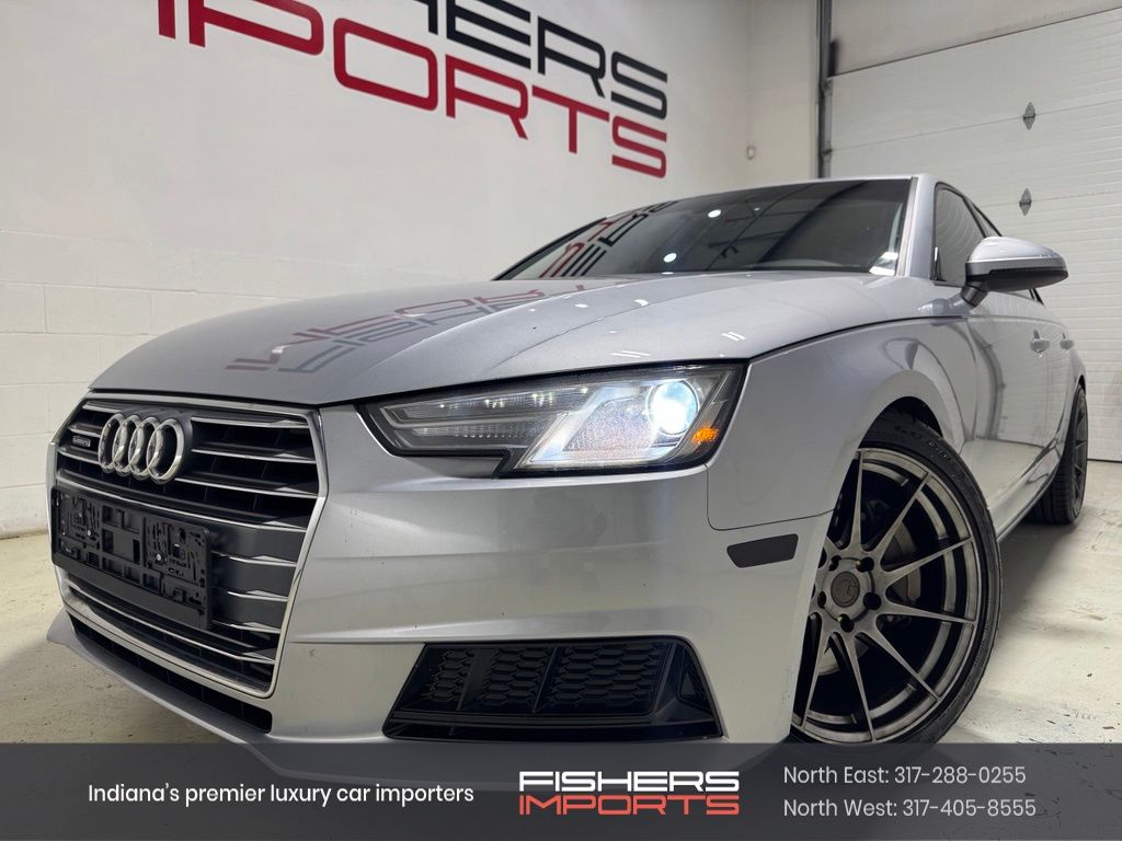 Silver Metallic 2017 Audi A4 Sedan All-Wheel Drive 7-Speed Automatic