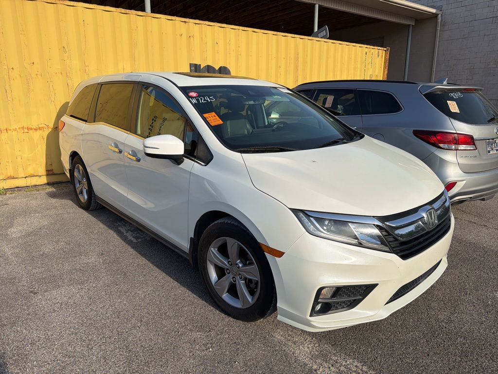 White Diamond Pearl 2019 Honda Odyssey EX-L FWD Minivan Front-Wheel Drive 9-Speed Automatic