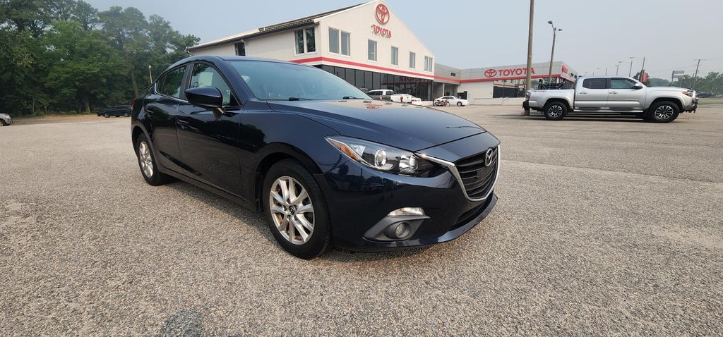 Crystal Blue 2015 Mazda MAZDA3 Sedan Front-Wheel Drive 6-Speed Manual