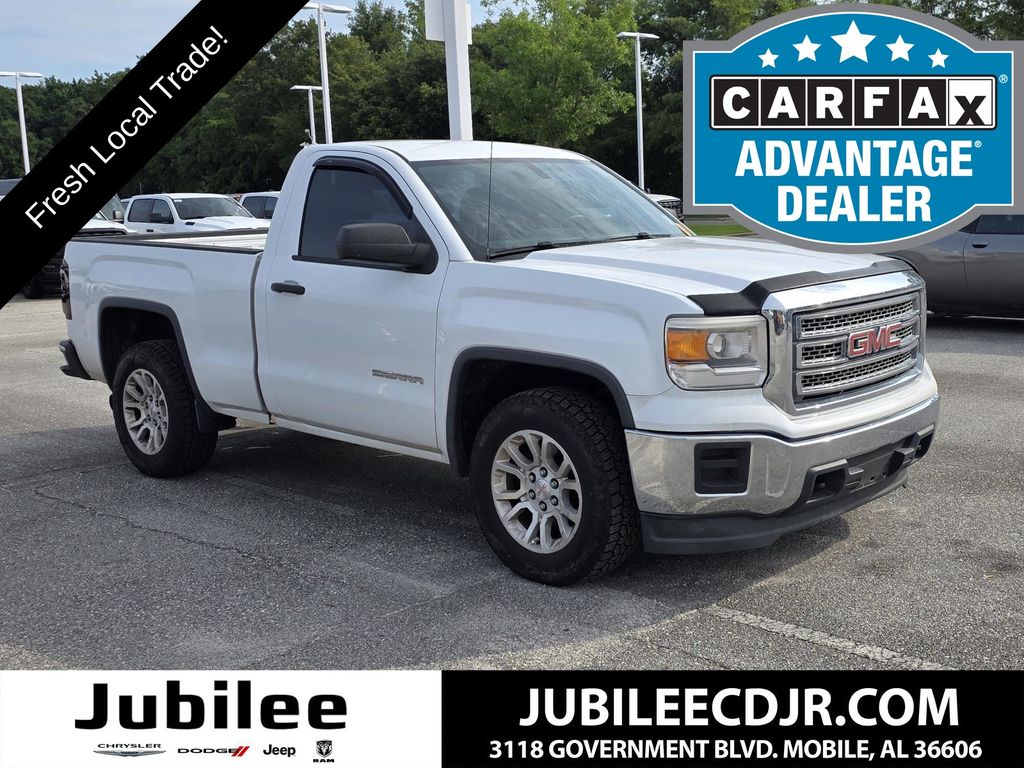 Summit White 2014 GMC Sierra 1500 Base Pickup Truck 4X2 6-Speed Automatic Overdrive