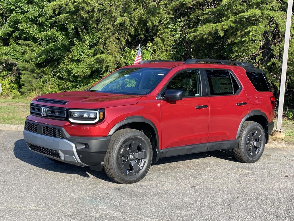 Red 2026 Honda Passport RTL AWD SUV / Crossover All-Wheel Drive Automatic