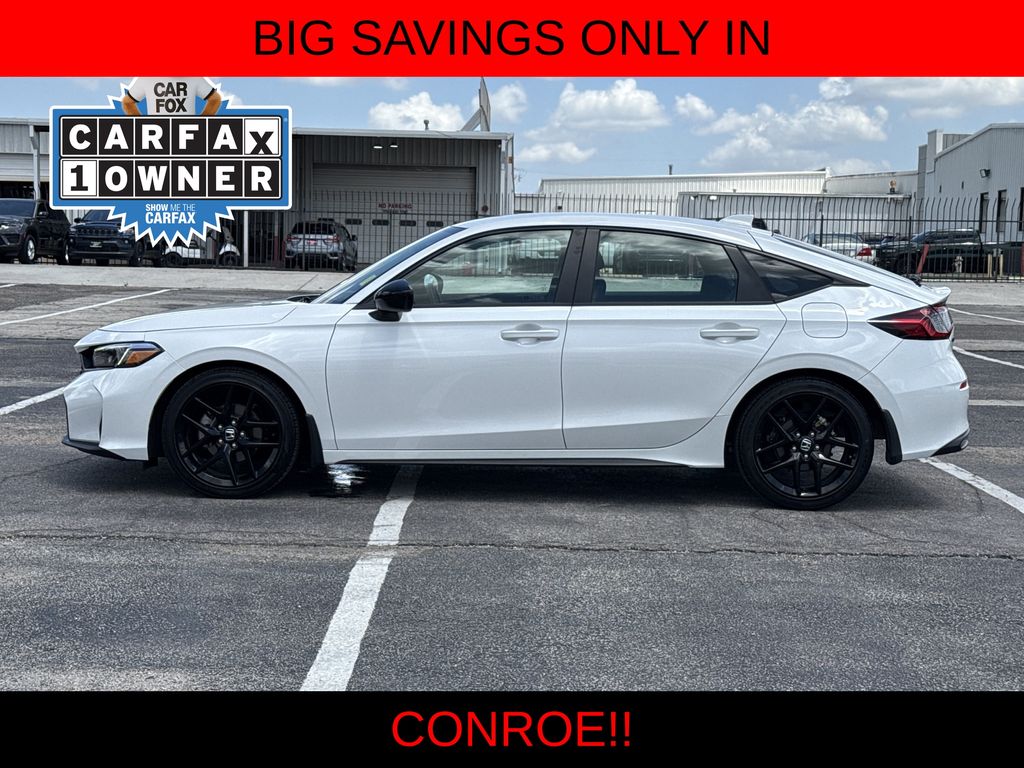 2025 Honda Civic Sport White at Community Toyota
