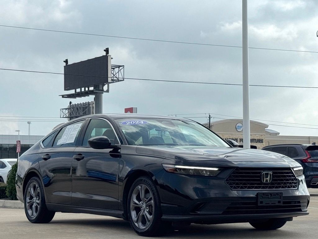 2024 Honda Accord EX Black at DeMontrond Auto Country