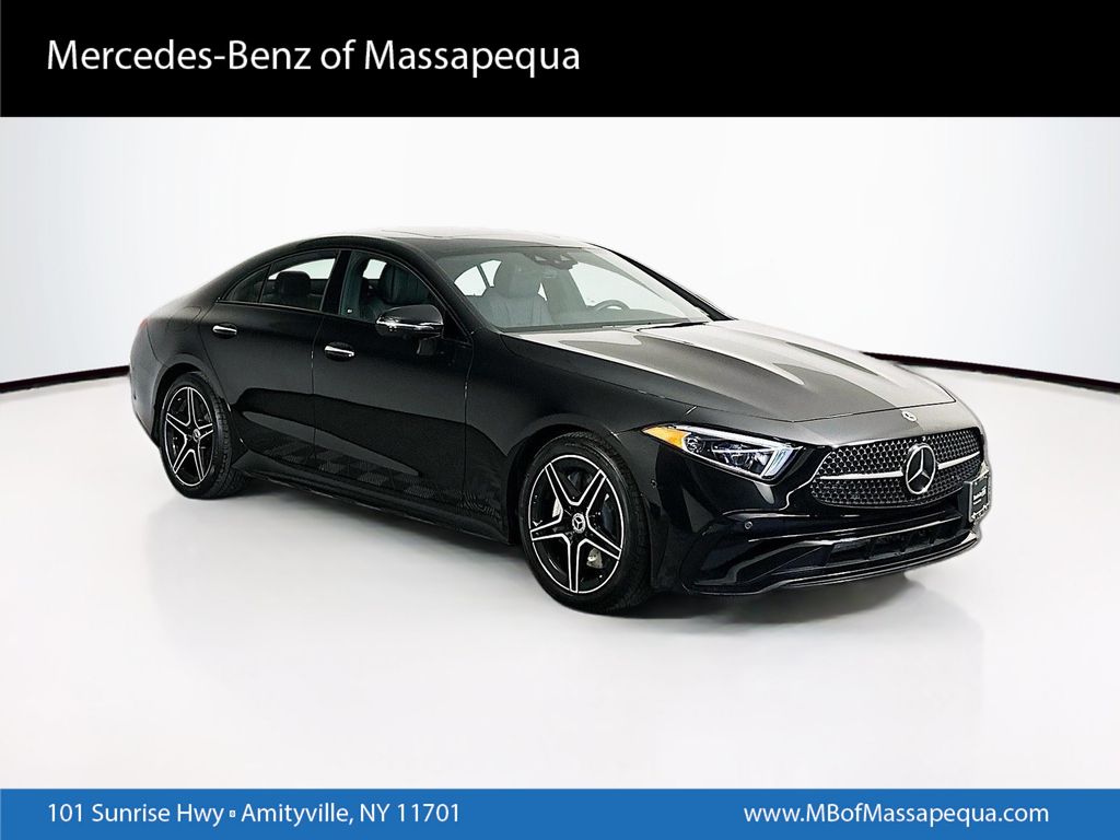 Obsidian Black Metallic 2023 Mercedes-Benz CLS Coupe All-Wheel Drive 9-Speed Automatic