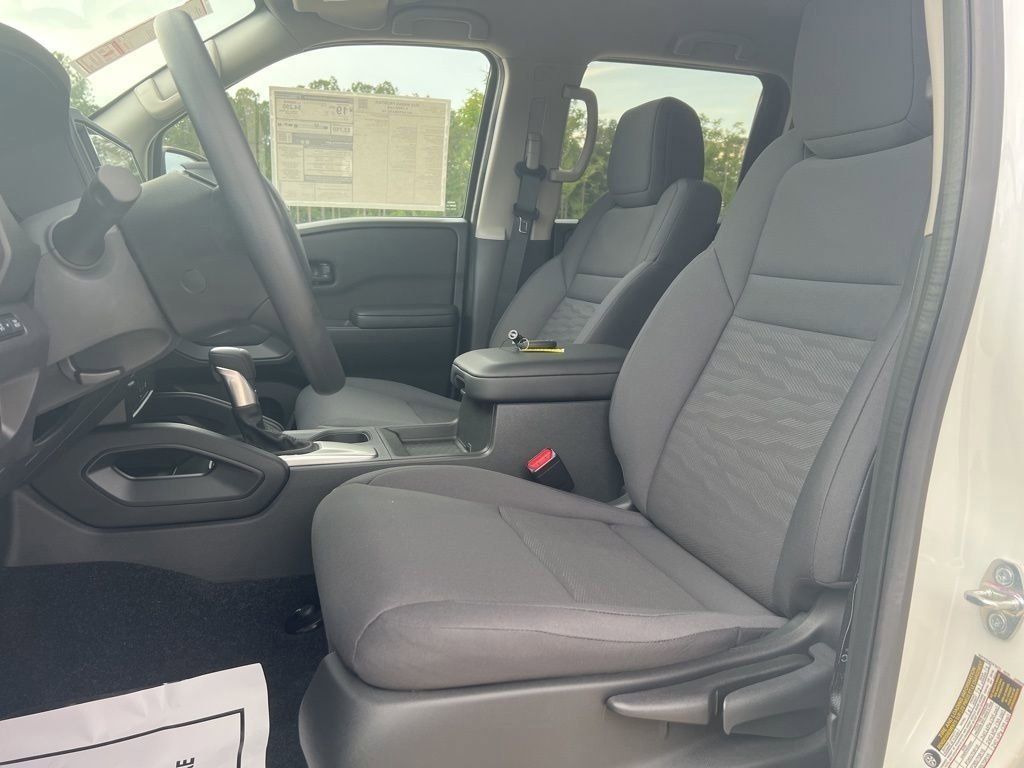 2025 Glacier White Nissan Frontier S 4X4 Truck