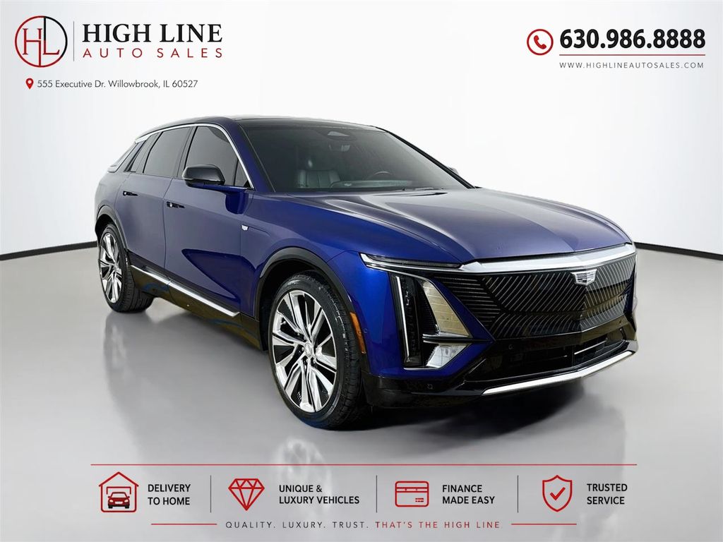 Opulent Blue Metallic 2024 Cadillac LYRIQ SUV / Crossover All-Wheel Drive 1-Speed Automatic