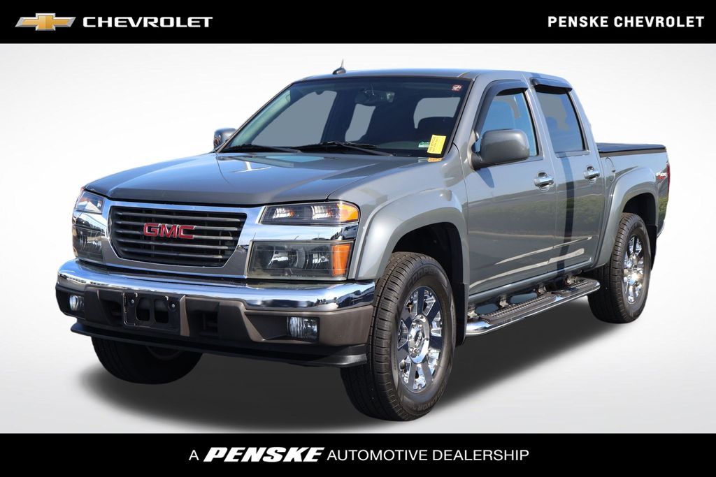 Dark Steel Gray Metallic 2012 GMC Canyon Pickup Truck Four-Wheel Drive 4-Speed Automatic Overdrive