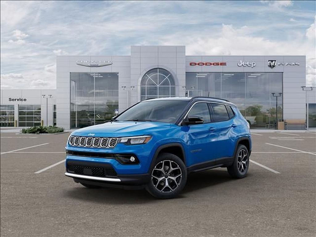 Hydro Blue Pearlcoat 2026 Jeep Compass Limited 4WD SUV / Crossover Four-Wheel Drive 8-Speed Automatic