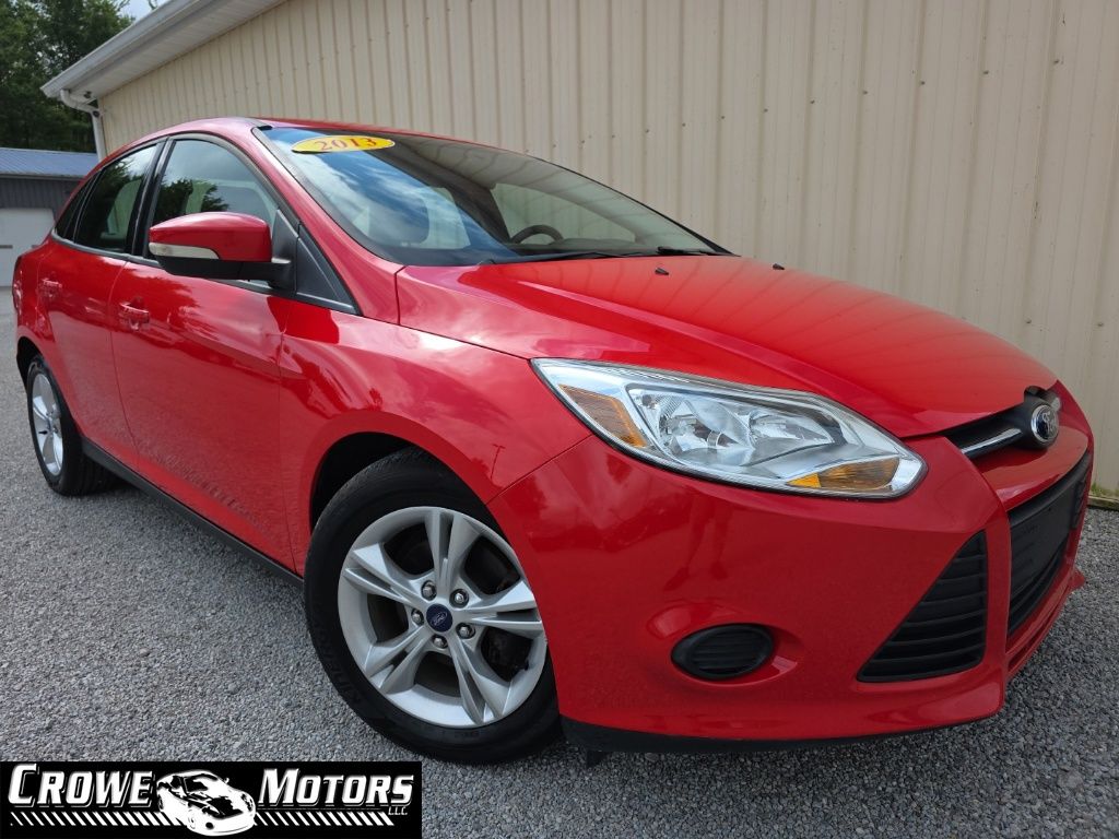 Race Red 2013 Ford Focus Sedan Front-Wheel Drive 6-Speed Automatic