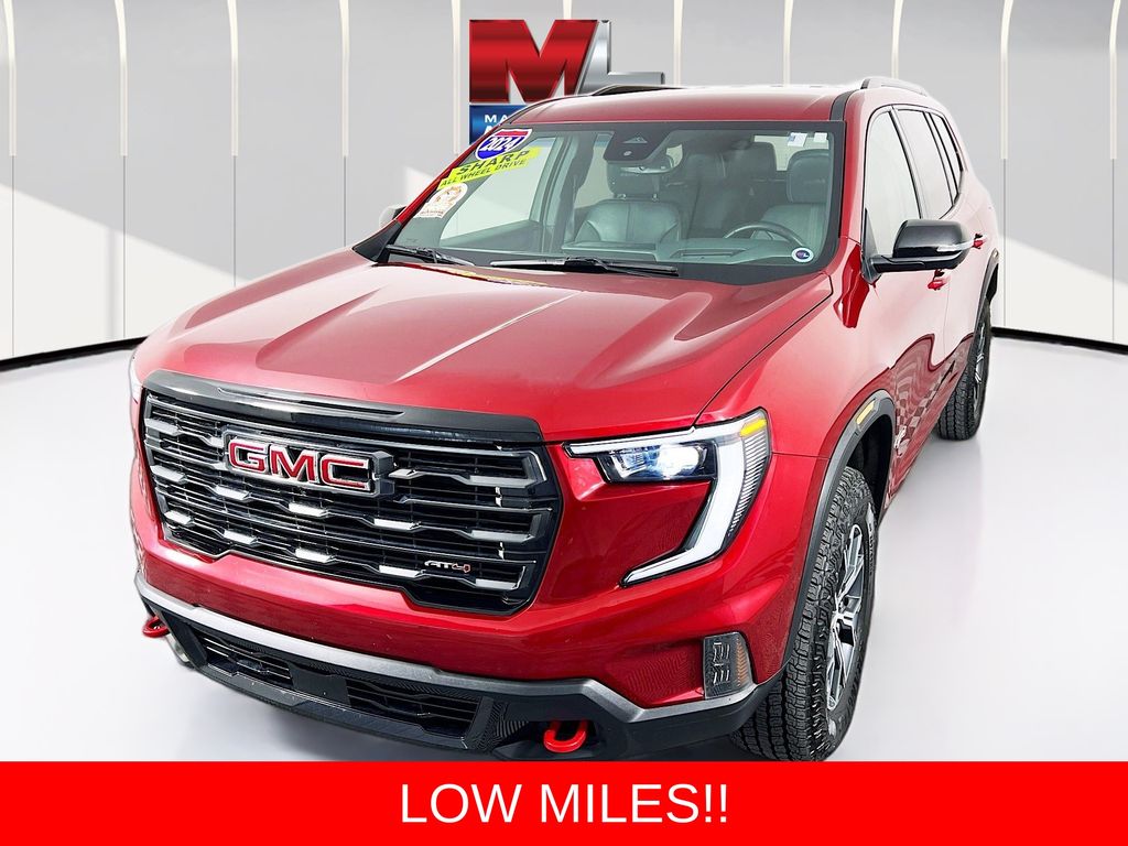 Volcanic Red 2024 GMC Acadia SUV / Crossover Four-Wheel Drive 8-Speed Automatic
