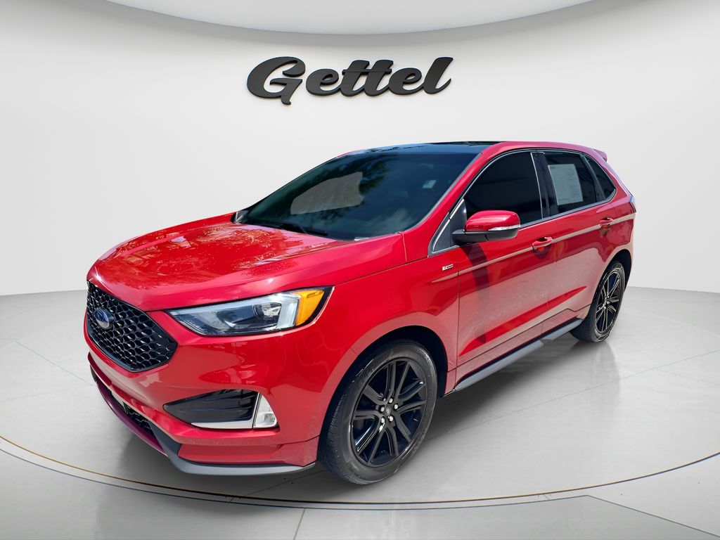 Red Metallic 2020 Ford Edge SUV / Crossover Front-Wheel Drive 8-Speed Automatic