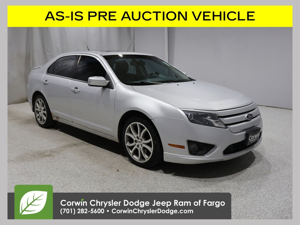 Black 2012 Ford Fusion Sedan All-Wheel Drive 6-Speed Automatic