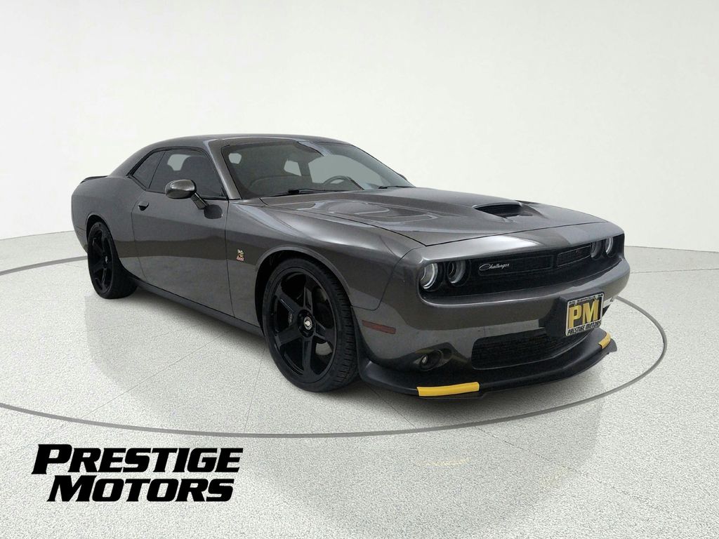 Gray (Granite Crystal Metallic Clearcoat) 2022 Dodge Challenger Coupe Rear-Wheel Drive 8-Speed Automatic