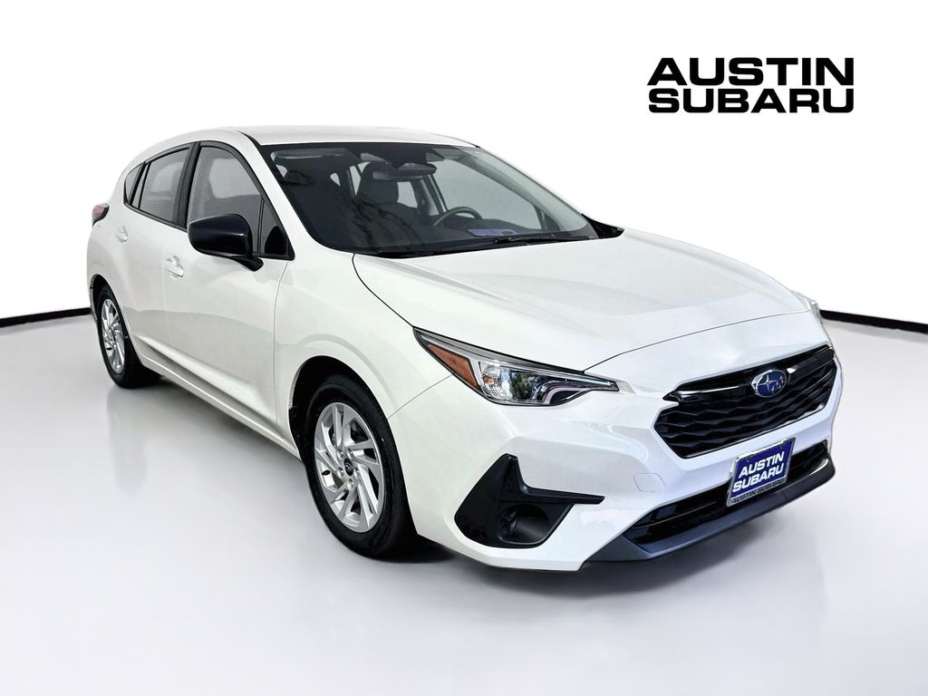 Crystal White Pearl 2025 Subaru Impreza Wagon All-Wheel Drive Continuously Variable Transmission