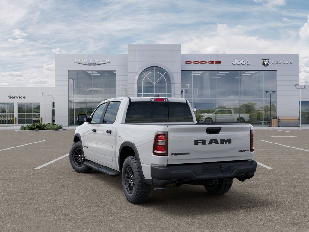 New 2026 Bright White Clearcoat Ram Rebel image 3
