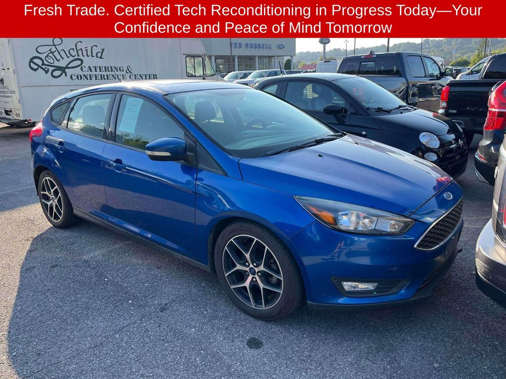 Lightning Blue Metallic 2018 Ford Focus Hatchback Front-Wheel Drive 6-Speed Automatic
