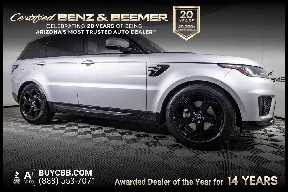 Silver 2020 Land Rover Range Rover Sport SUV / Crossover All-Wheel Drive 8-Speed Automatic