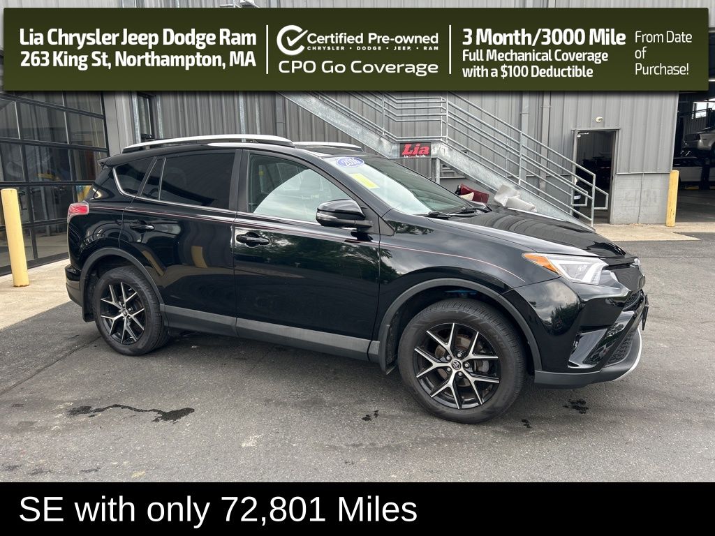 Black 2016 Toyota RAV4 SE AWD SUV / Crossover All-Wheel Drive 6-Speed Automatic