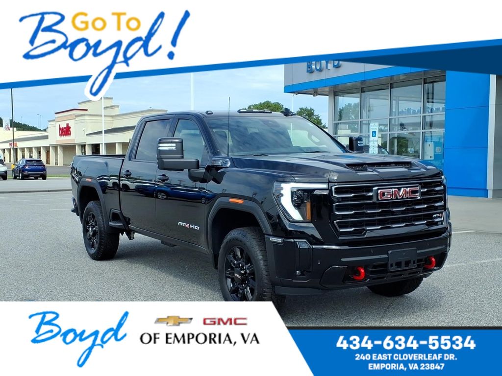 Onyx Black 2026 GMC Sierra 2500HD Pickup Truck Four-Wheel Drive Automatic
