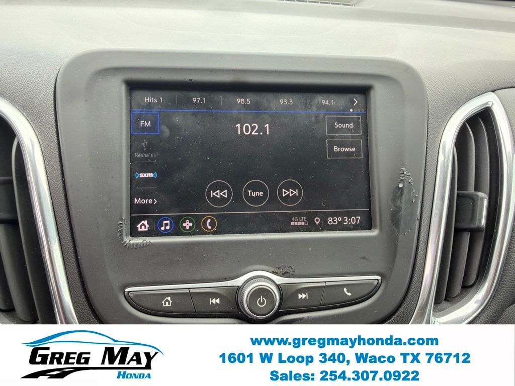 2020 Chevrolet Equinox LT Silver at Greg May Honda