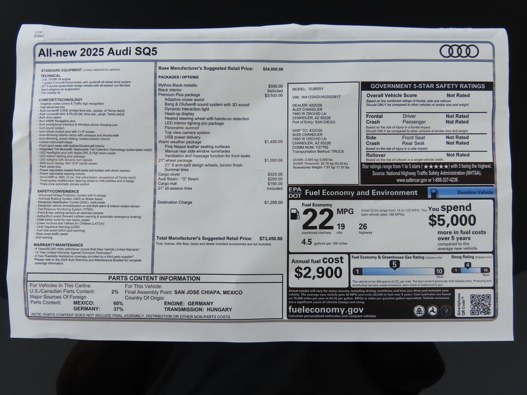 2025 Audi SQ5 Premium 9