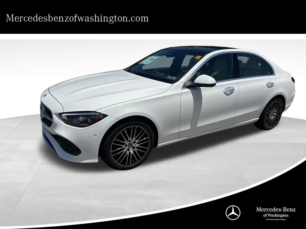 Polar White 2026 Mercedes-Benz C-Class C 300 4MATIC Sedan All-Wheel Drive 9-Speed Automatic